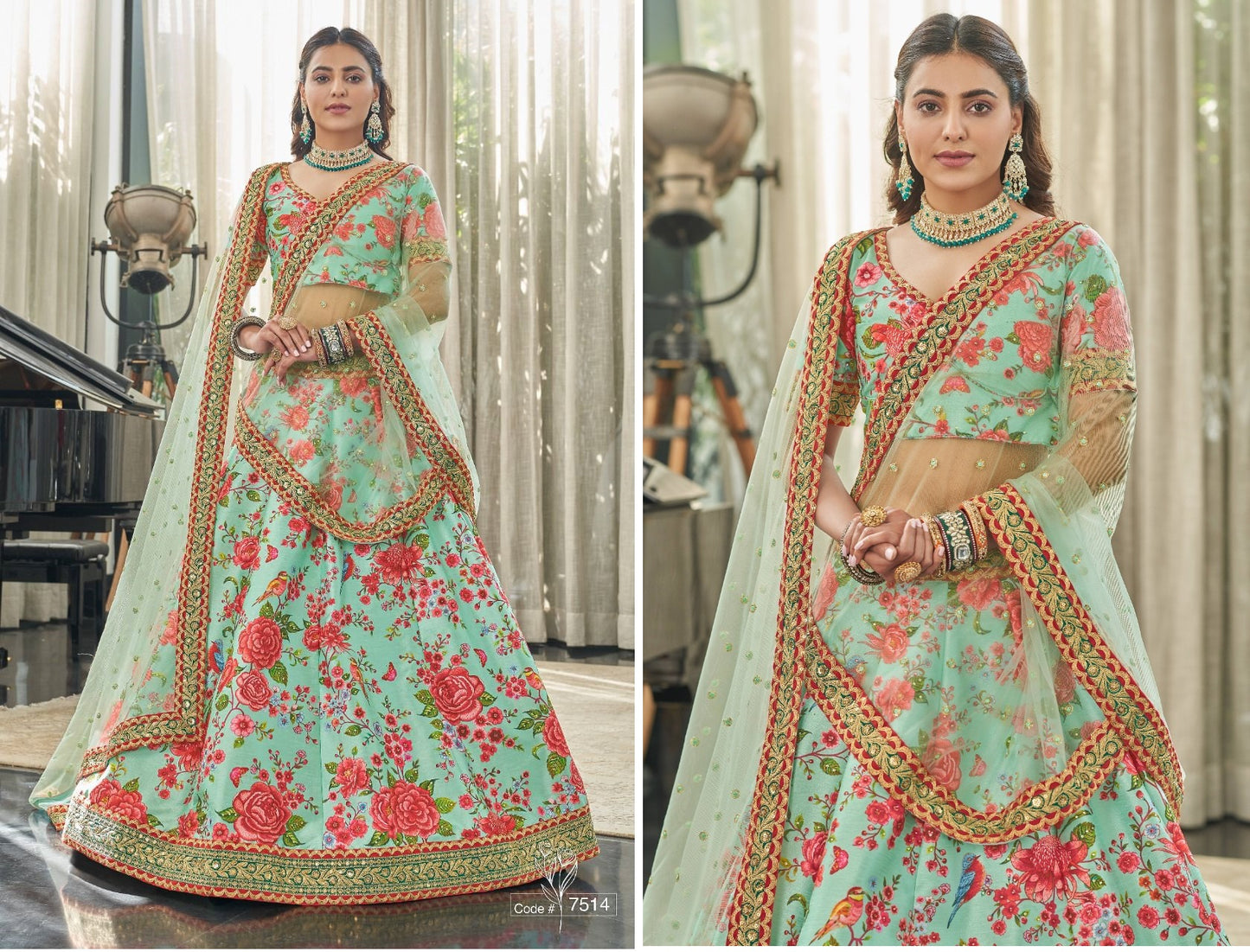 7514 Carnations Vol 2 Zeel Lehenga Choli