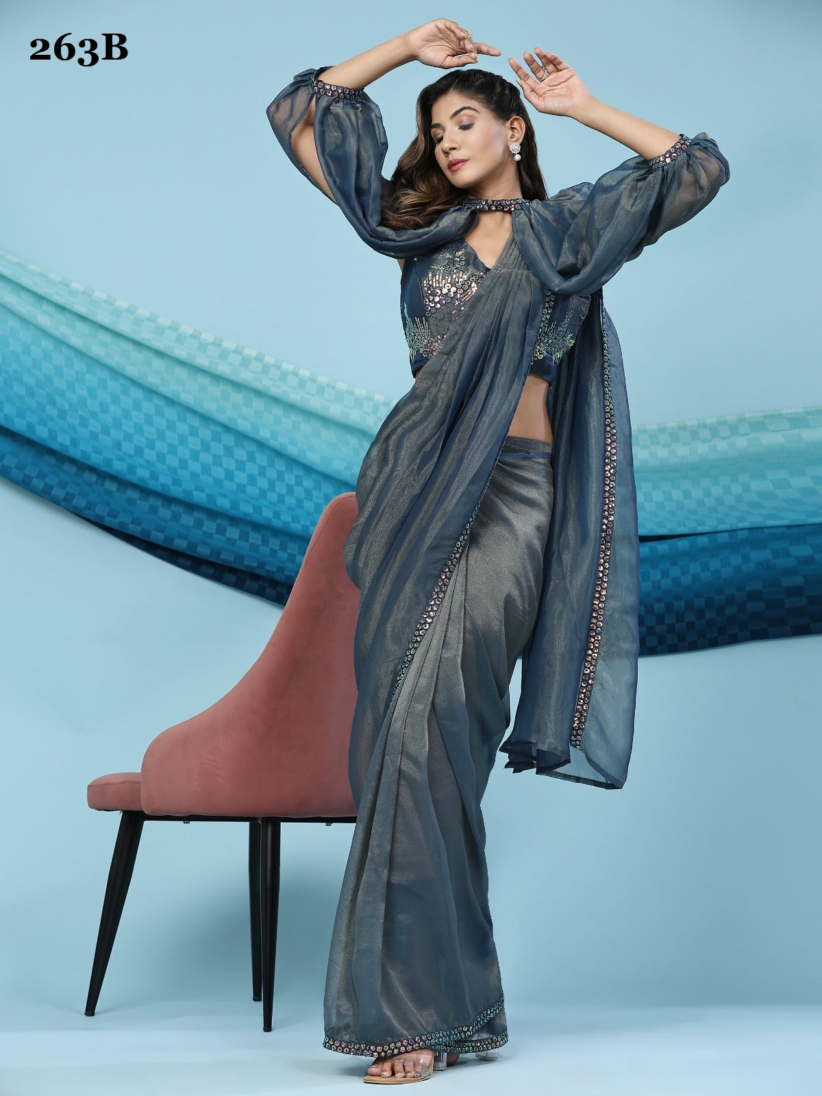 263-B Amoha Ready To Wear Saree