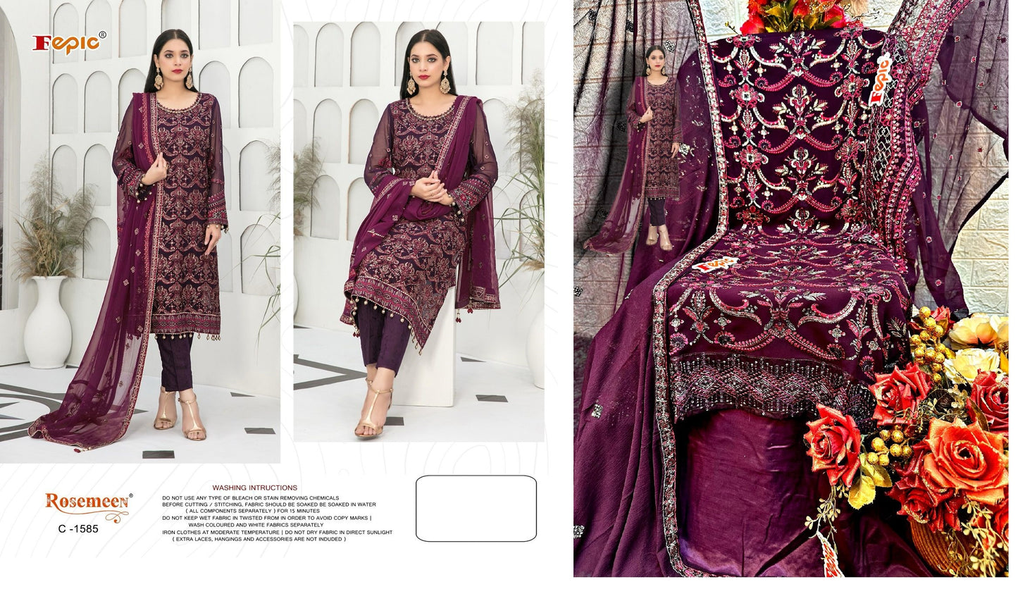 C-1585 Fepic Pakistani Salwar Suits
