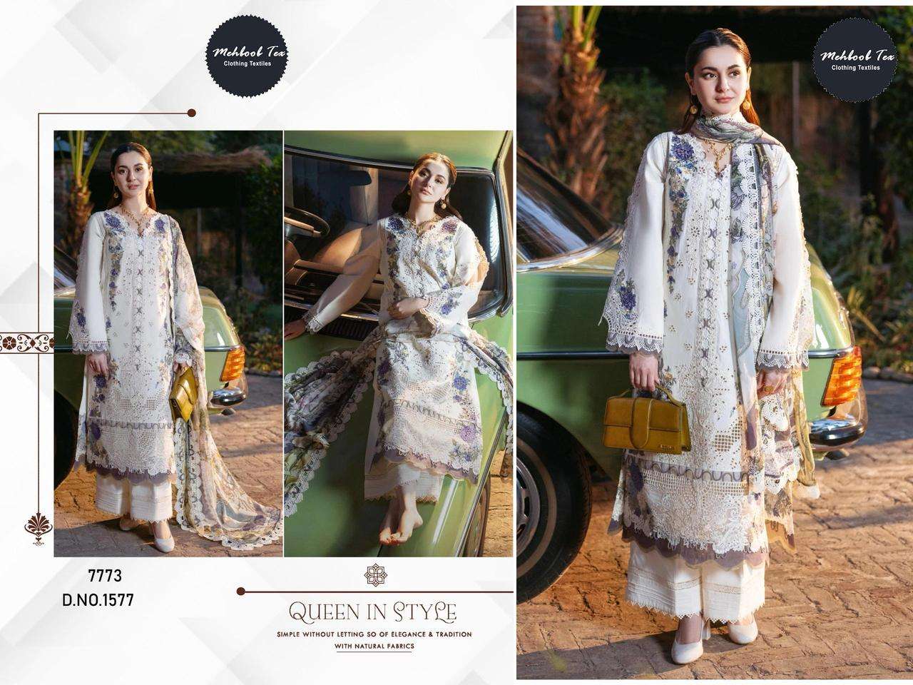 1577 Mehboob Tex Pure Cotton Pakistani Salwar Suits
