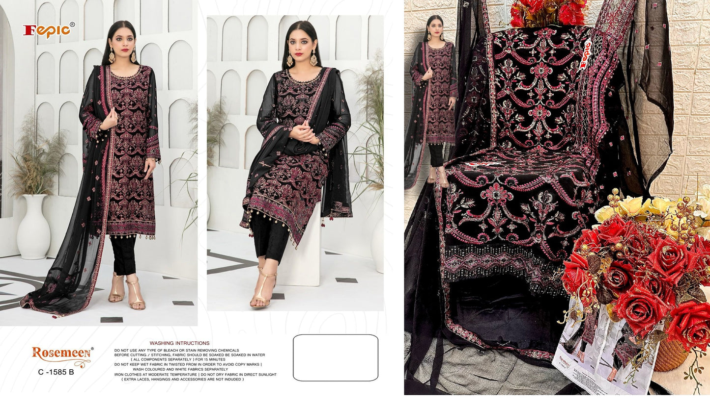 C-1585-B Fepic Pakistani Salwar Suits
