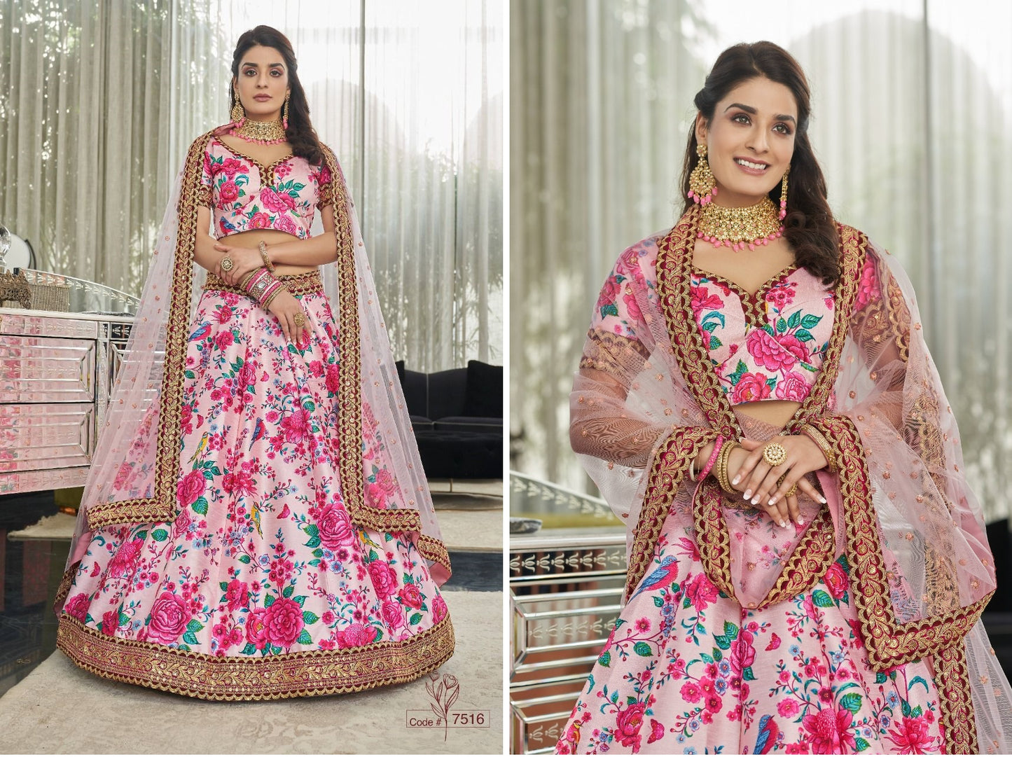 7516 Carnations Vol 2 Zeel Lehenga Choli