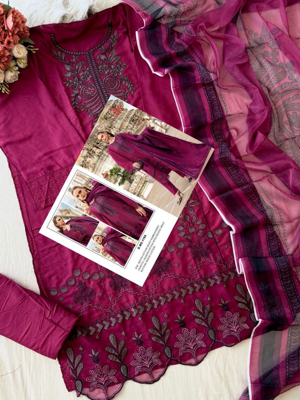 1194 Aasha Designer Pakistani Salwar Suit