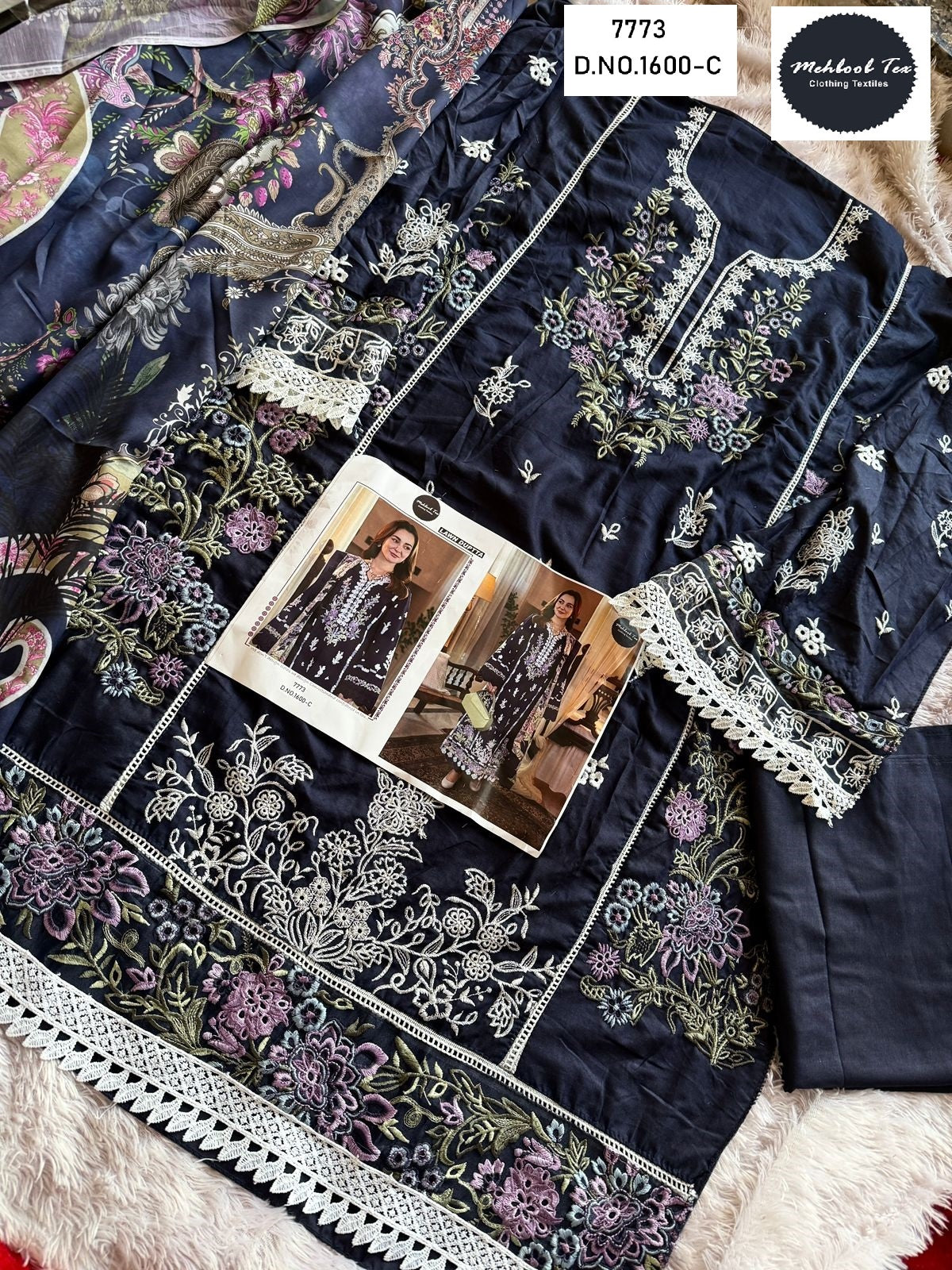 1600 C Mehboob Tex Viscose Pakistani Salwar Suits