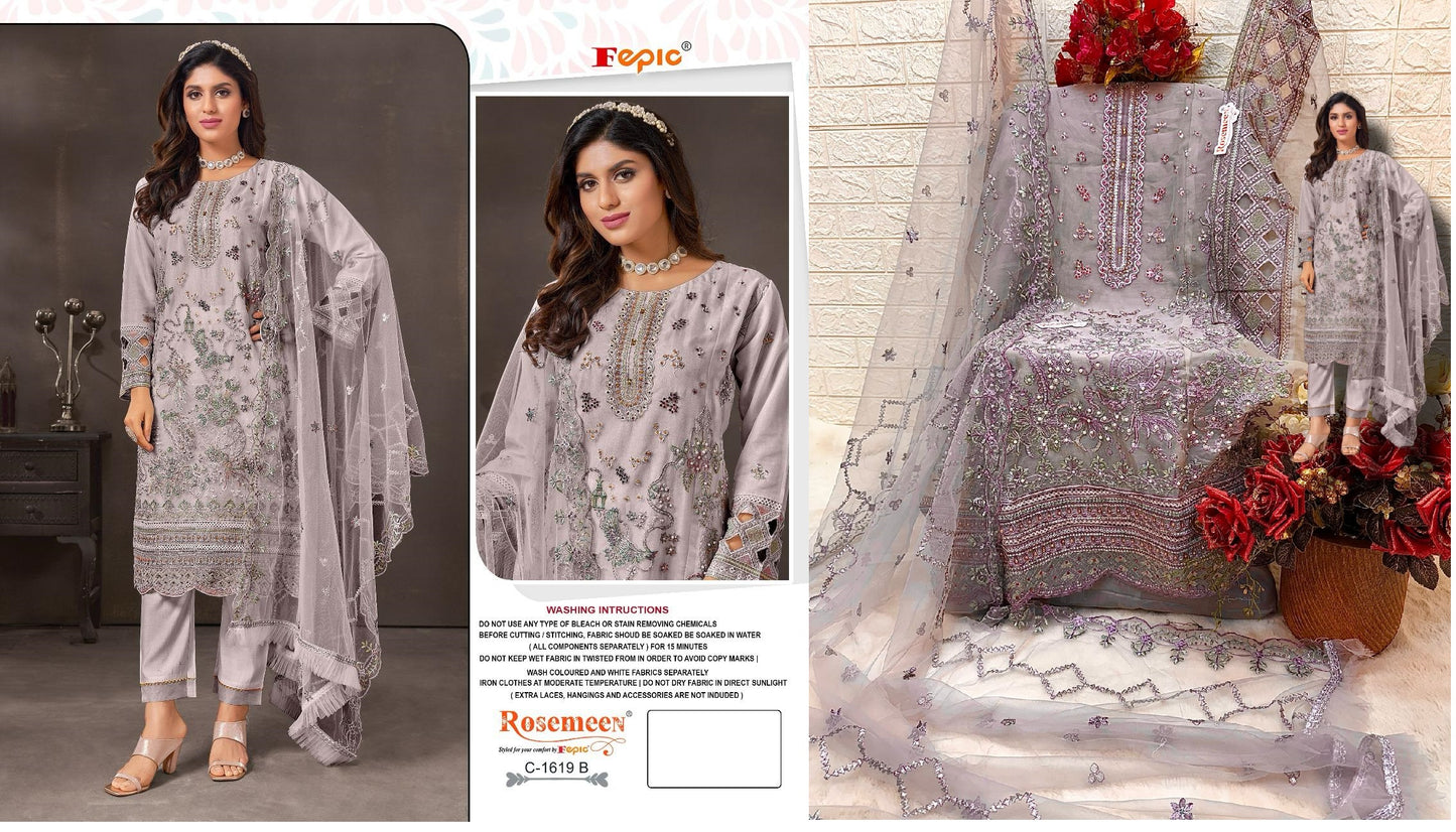 1619B Fepic Pakistani Salwar Suits