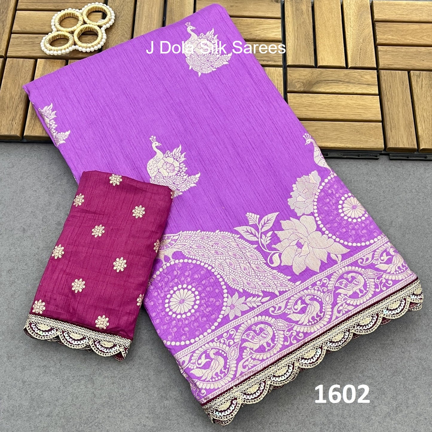 1602 J Dola Silk Sarees