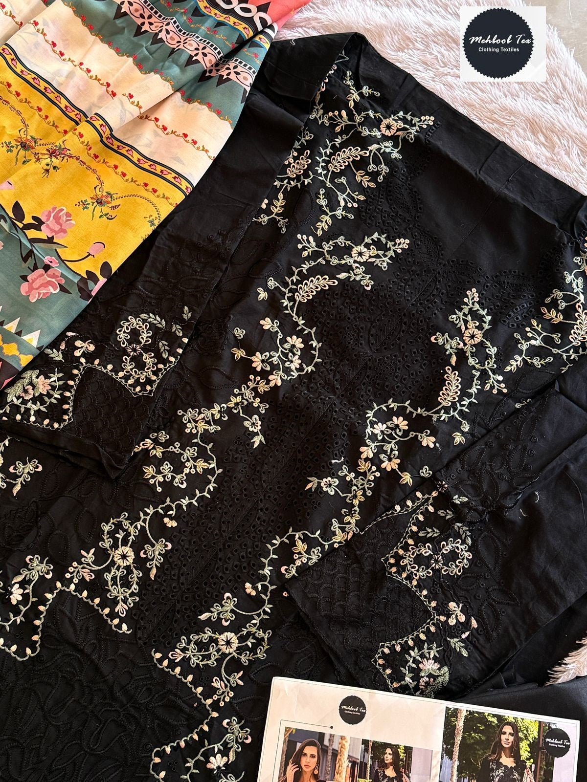 1602 Ombre Nx 2 Mehboob Tex Embroidery Pakistani Salwar Suits
