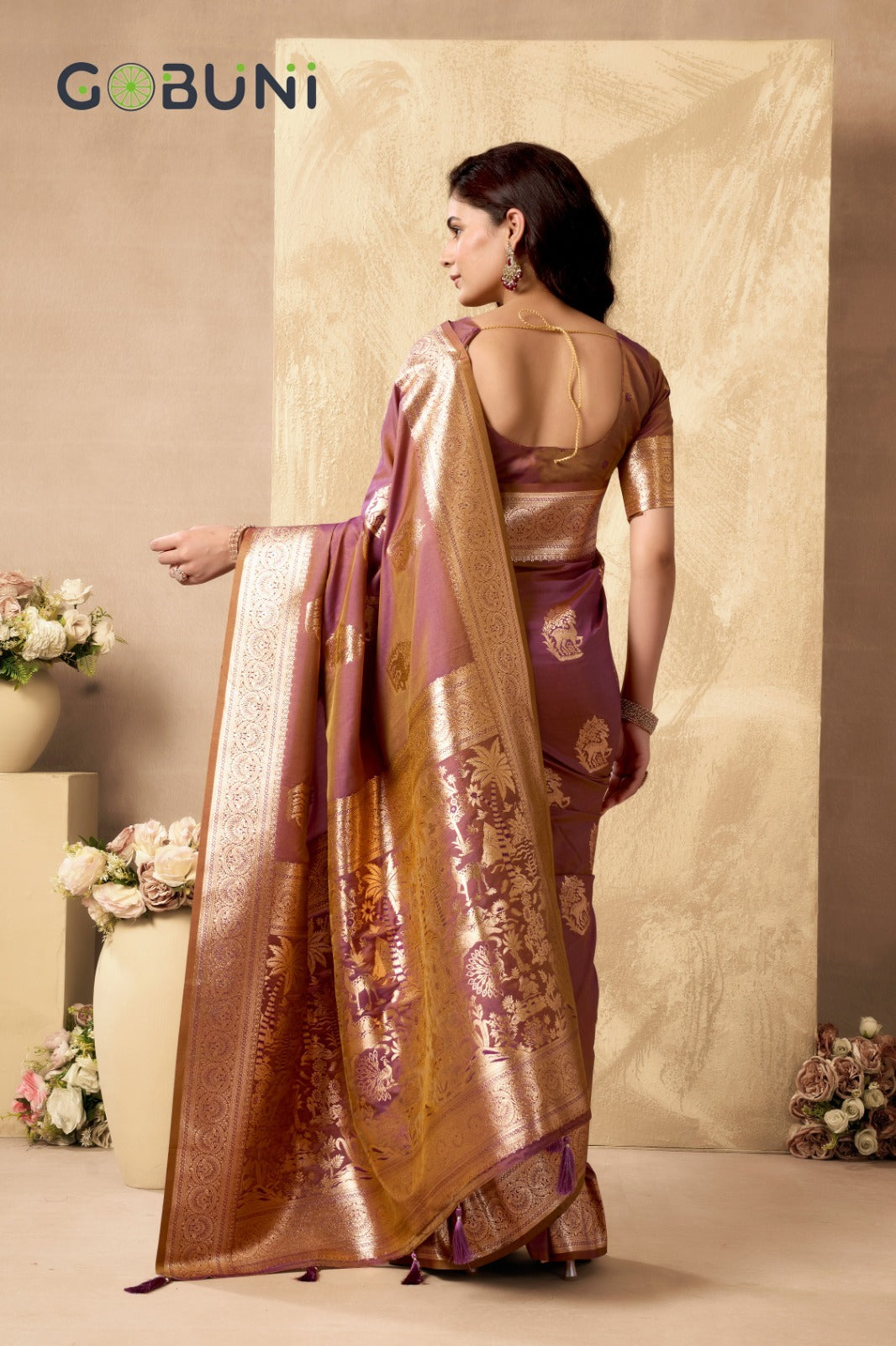 1603 Sabyasachi Gobuni Silk Sarees