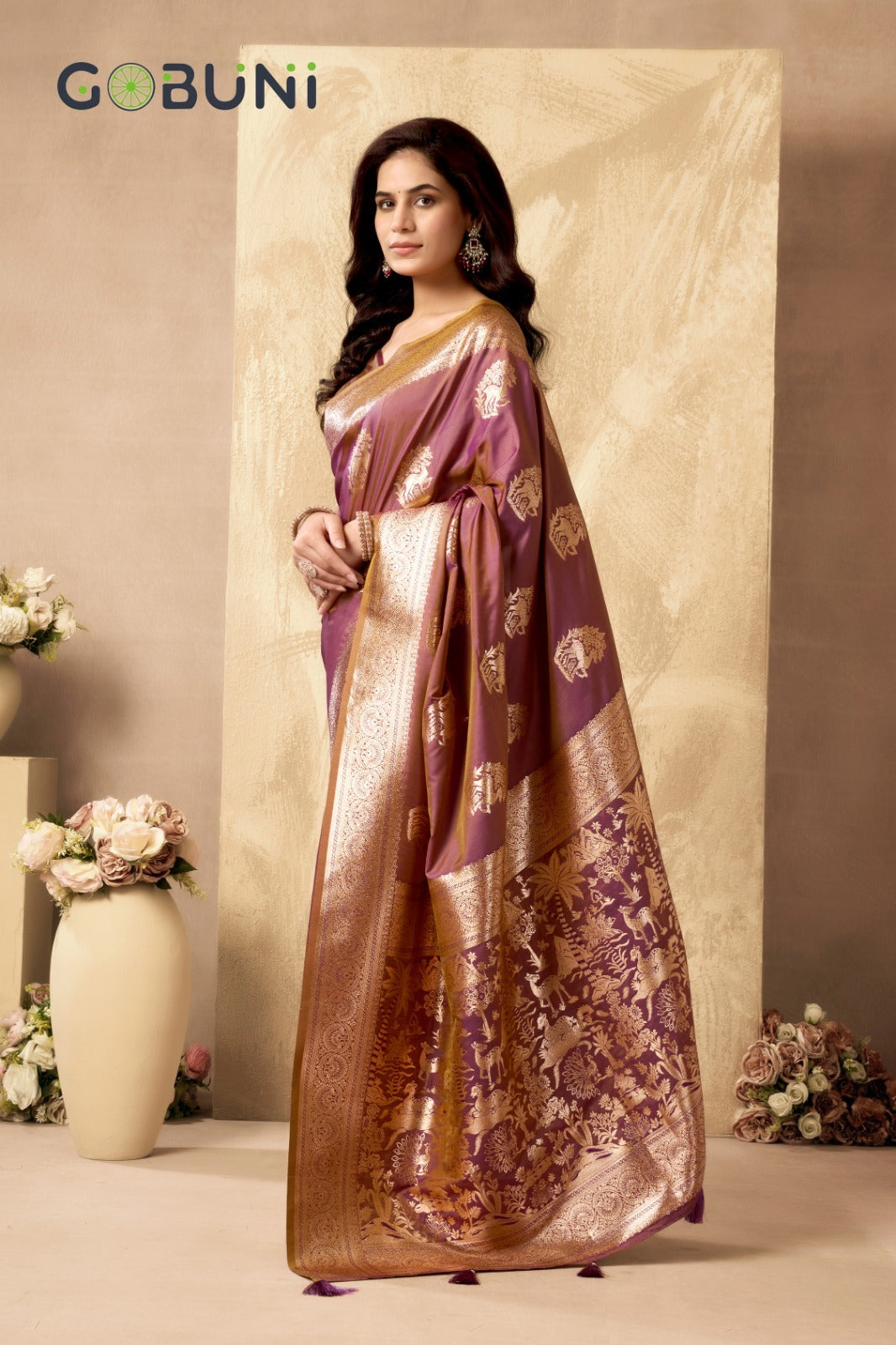1603 Sabyasachi Gobuni Silk Sarees