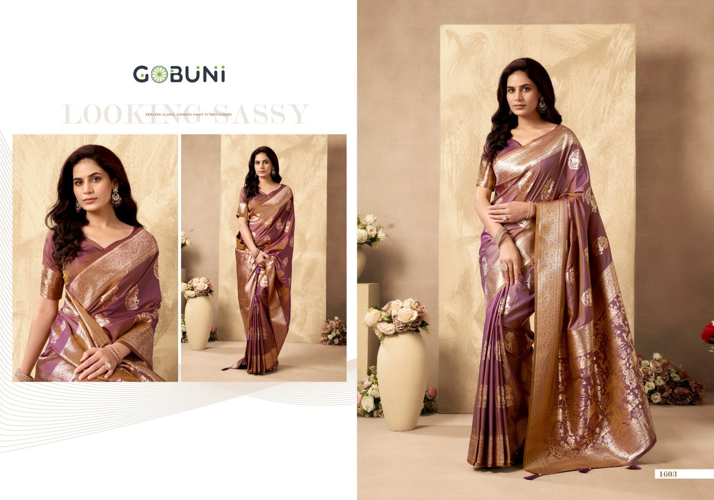 1603 Sabyasachi Gobuni Silk Sarees