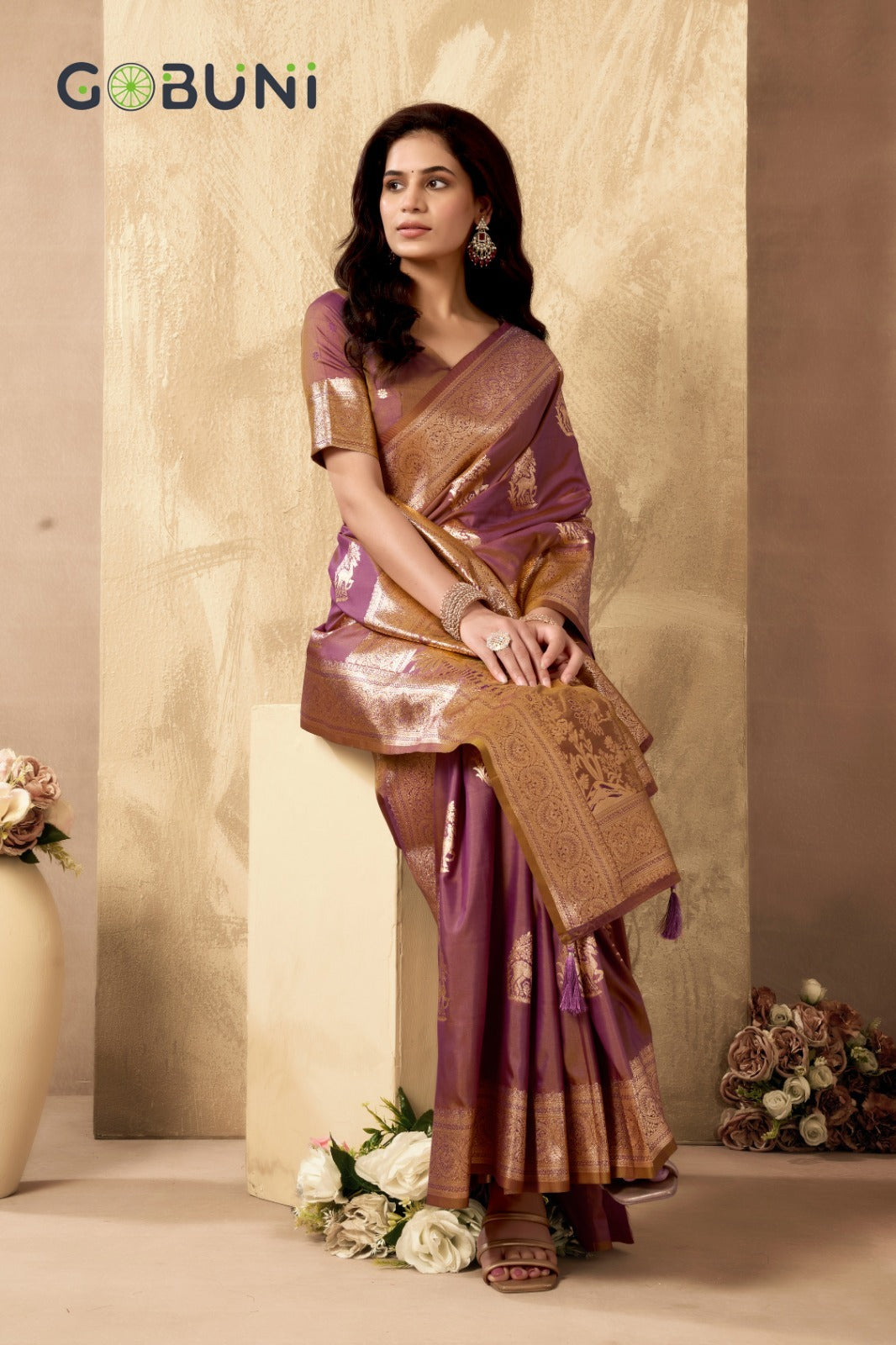 1603 Sabyasachi Gobuni Silk Sarees
