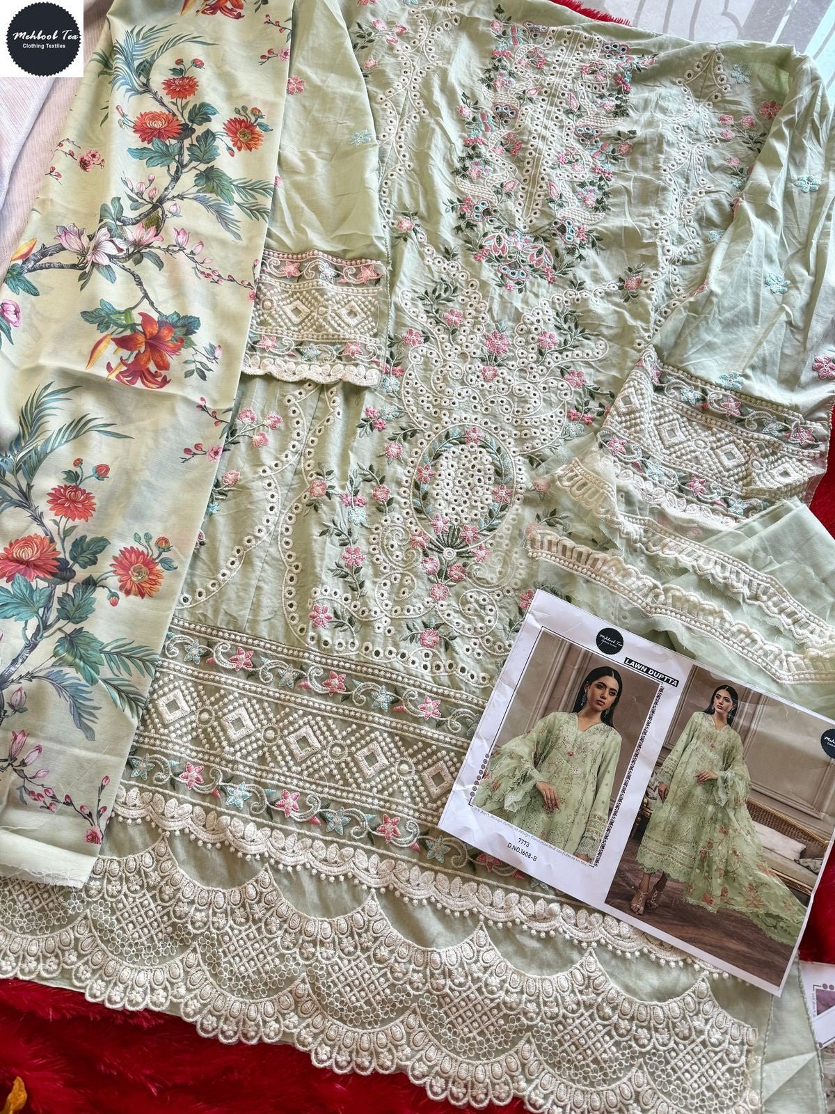 1608B Mehboob Tex Pure Viscose Pakistani Salwar Suits