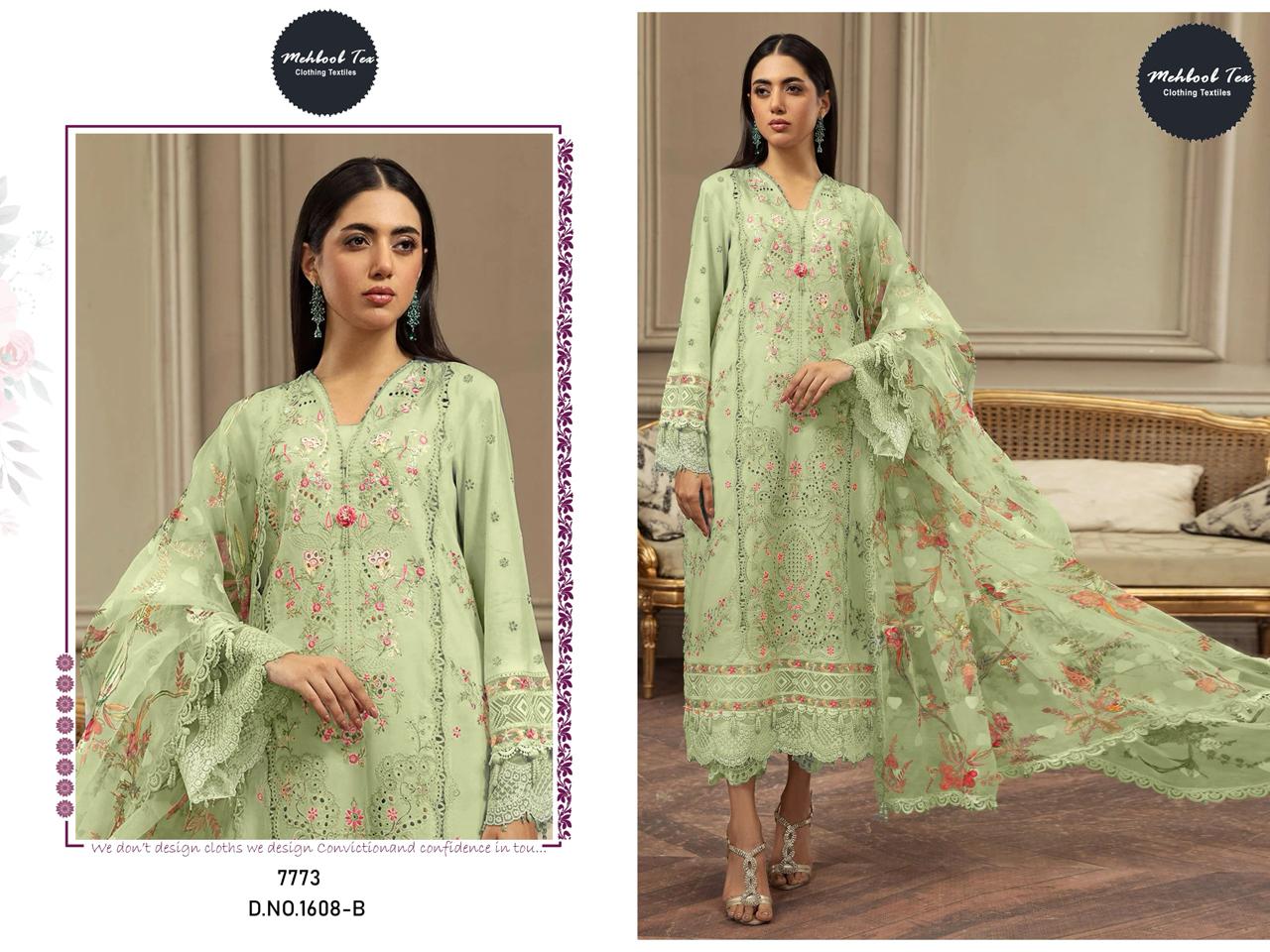 1608B Mehboob Tex Pure Viscose Pakistani Salwar Suits