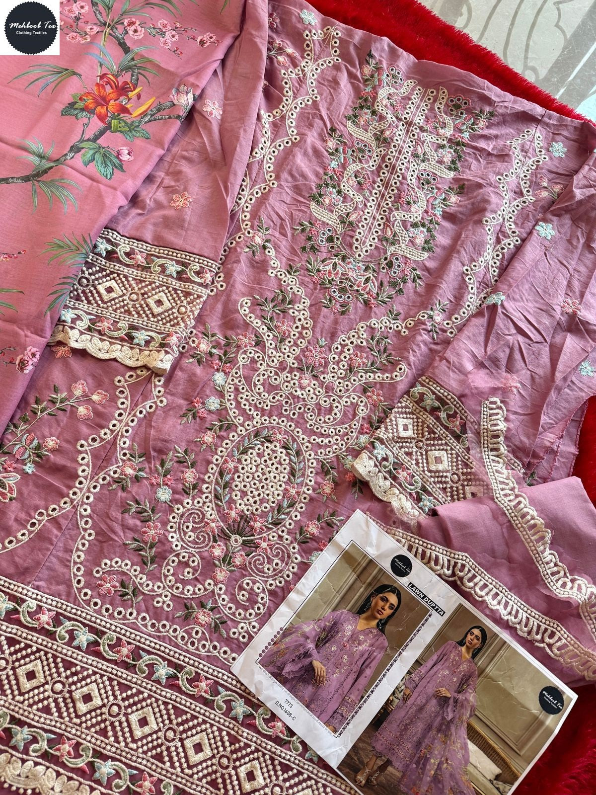 1608C Mehboob Tex Pure Viscose Pakistani Salwar Suits