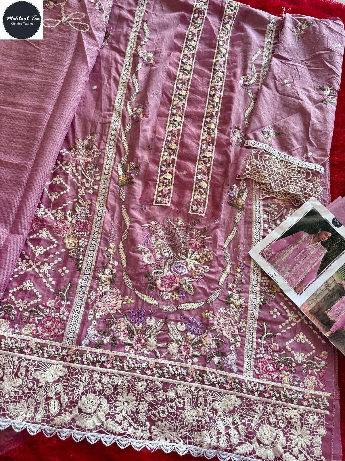 1609-A Mehboob Tex Pure Viscose Pakistani Salwar Suits