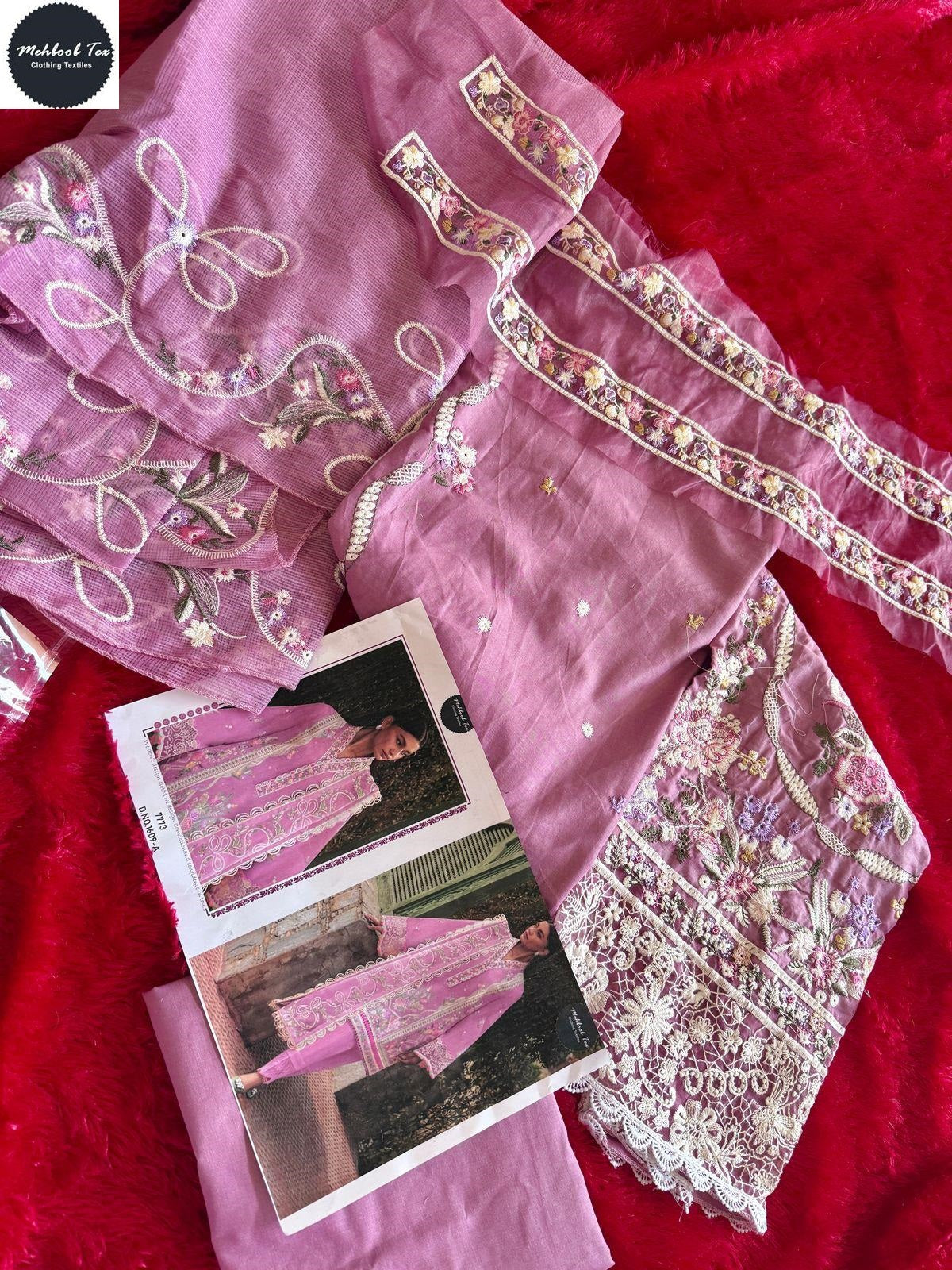 1609-A Mehboob Tex Pure Viscose Pakistani Salwar Suits