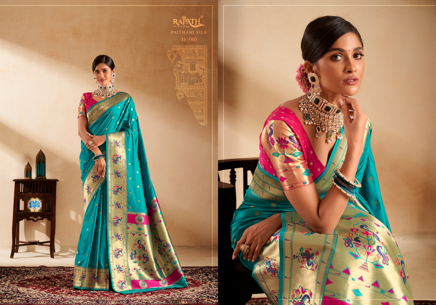 161003 Panihari Rajpath Paithani Silk Sarees