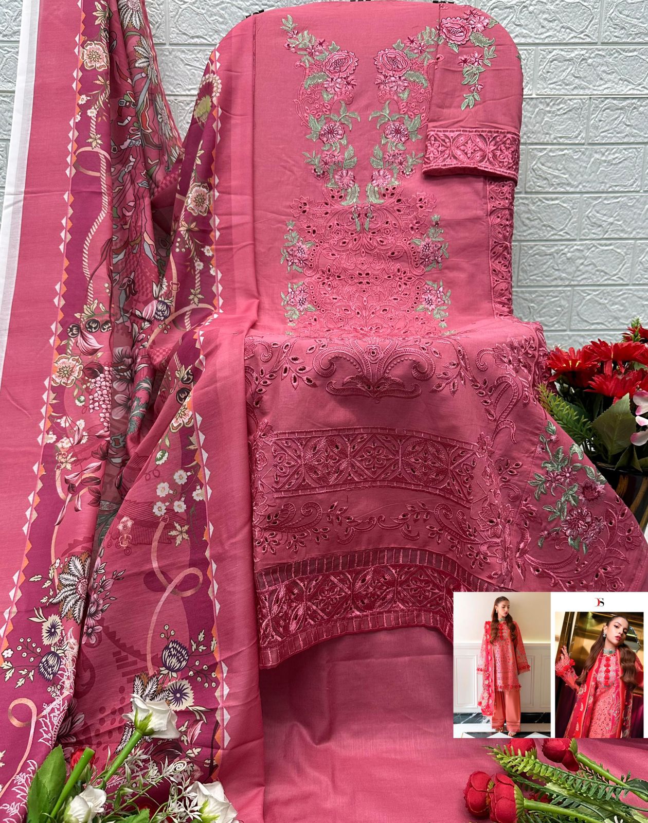 1614 Ombre Starlet Deepsy Pure Cotton Pakistani Salwar Suits