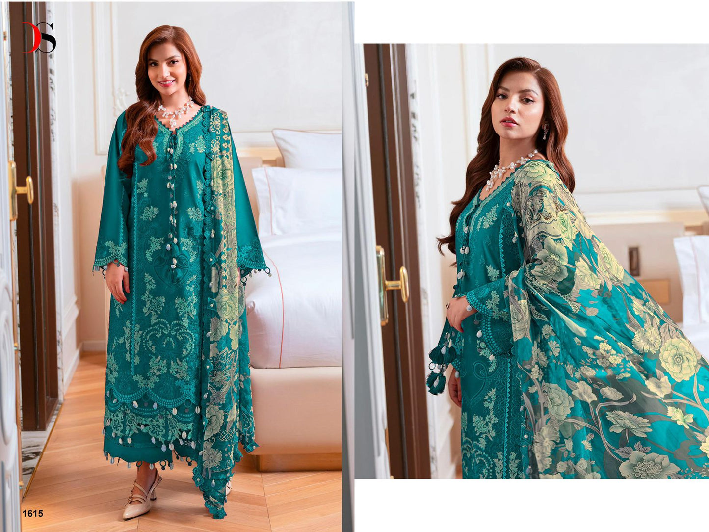 1615 Ombre Starlet Deepsy Pure Cotton Pakistani Salwar Suits