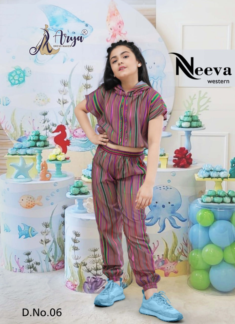 Neeva 06 Adm Girls Co-Ord Set