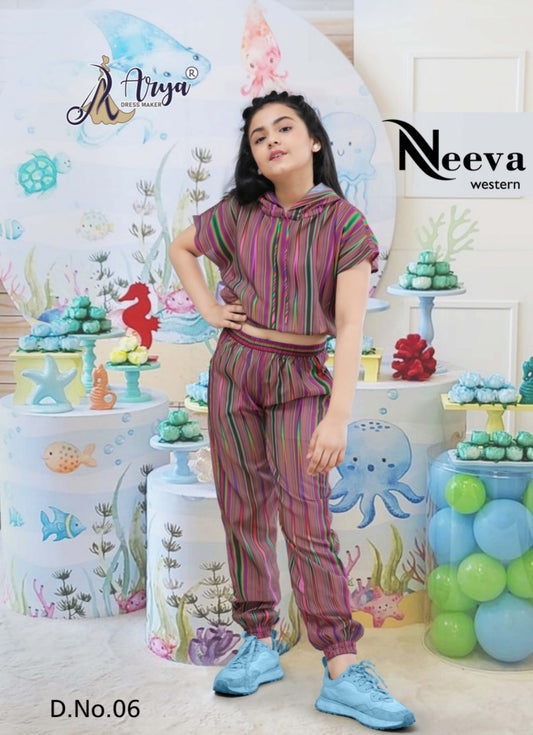 Neeva 06 Adm Girls Co-Ord Set