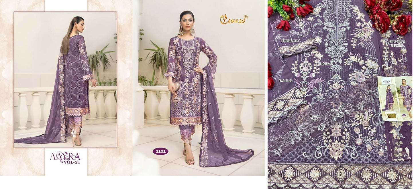 2101 Cosmos Fashion Pakistani Salwar Suits