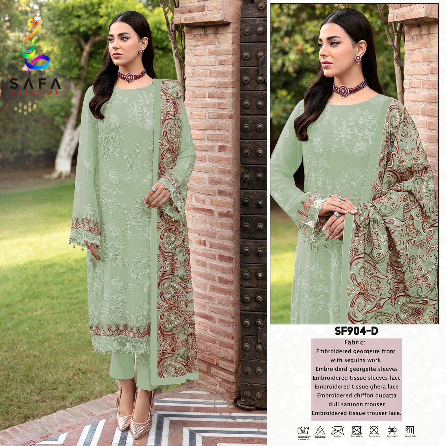 904D Safa Creation Pakistani Salwar Suits