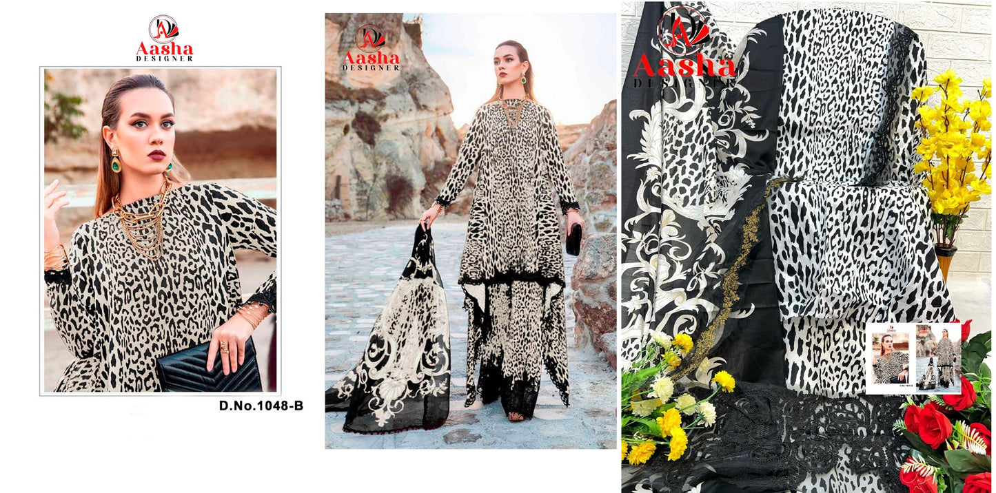 1048B Aasha Designer Pakistani Salwar Suits