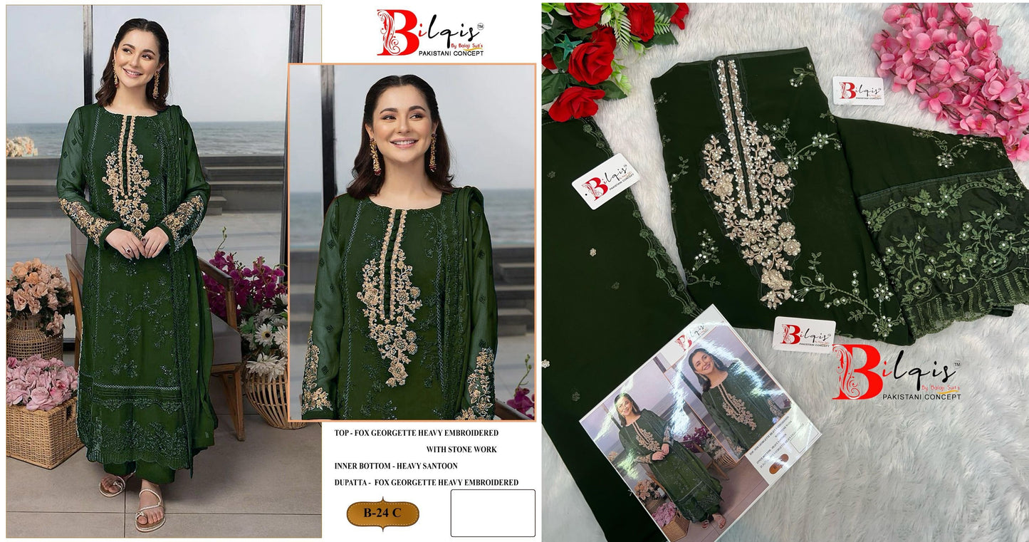 24C Bilqis Pakistani Salwar Suits
