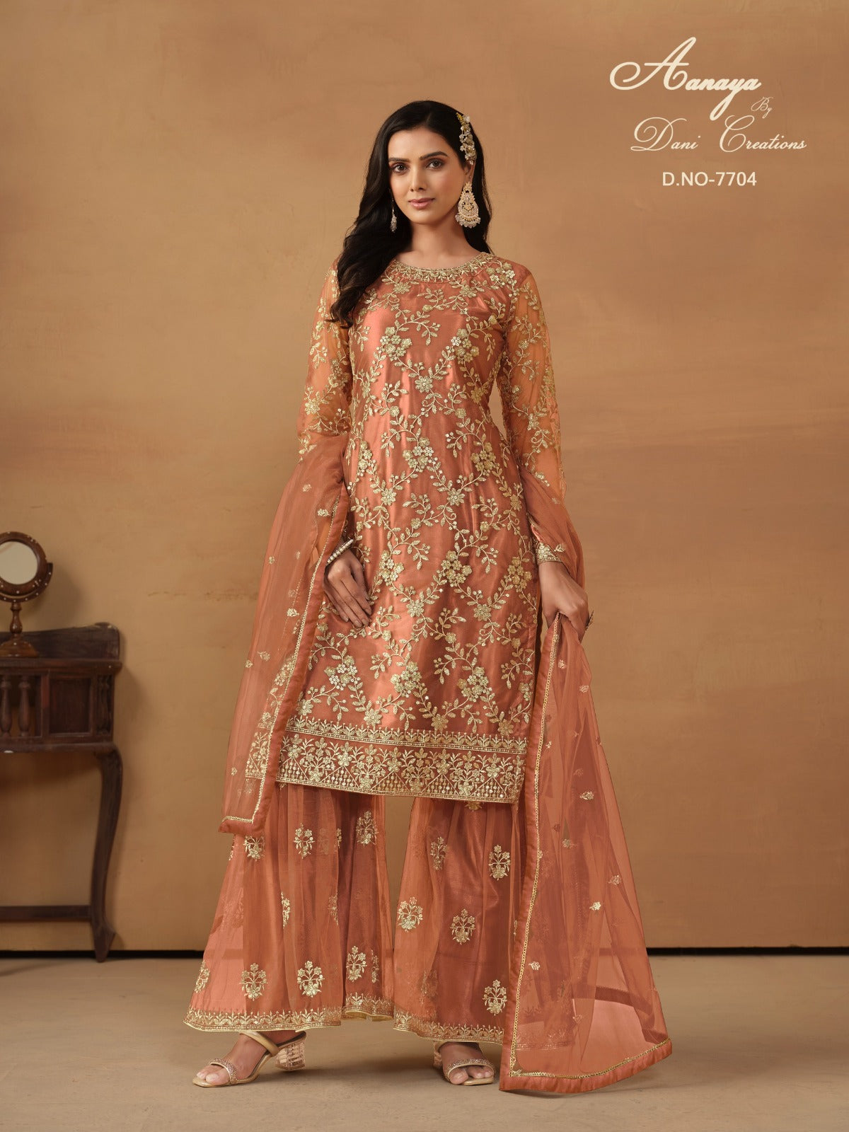 7704 Twisha Aanaya Vol 177 Dani Creation Unstitched Suits