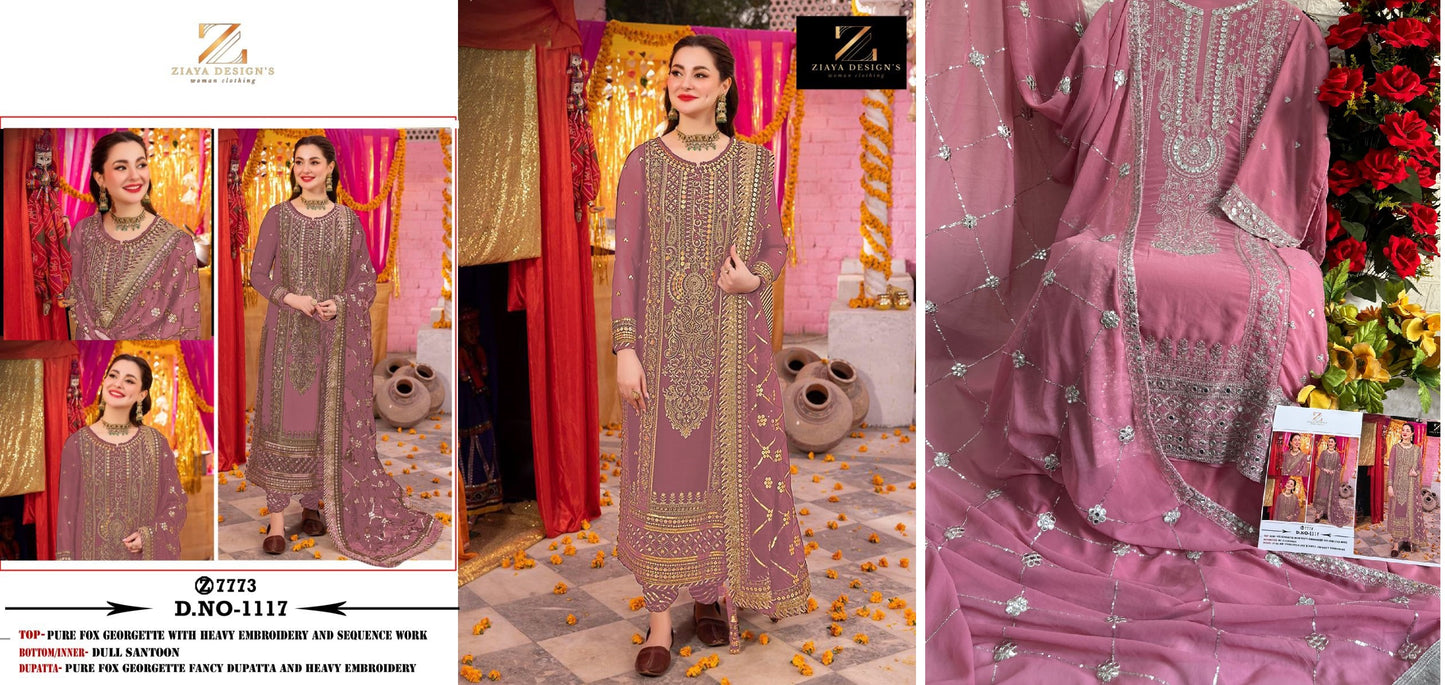 1117 Ziaya Design Pakistani Salwar Suits