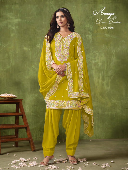 9301 Aanaya Vol 193 Dani Creation Unstitched Suits