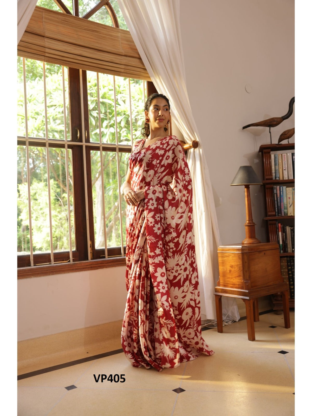 Vp405 Gia Fashion Berry Sarees