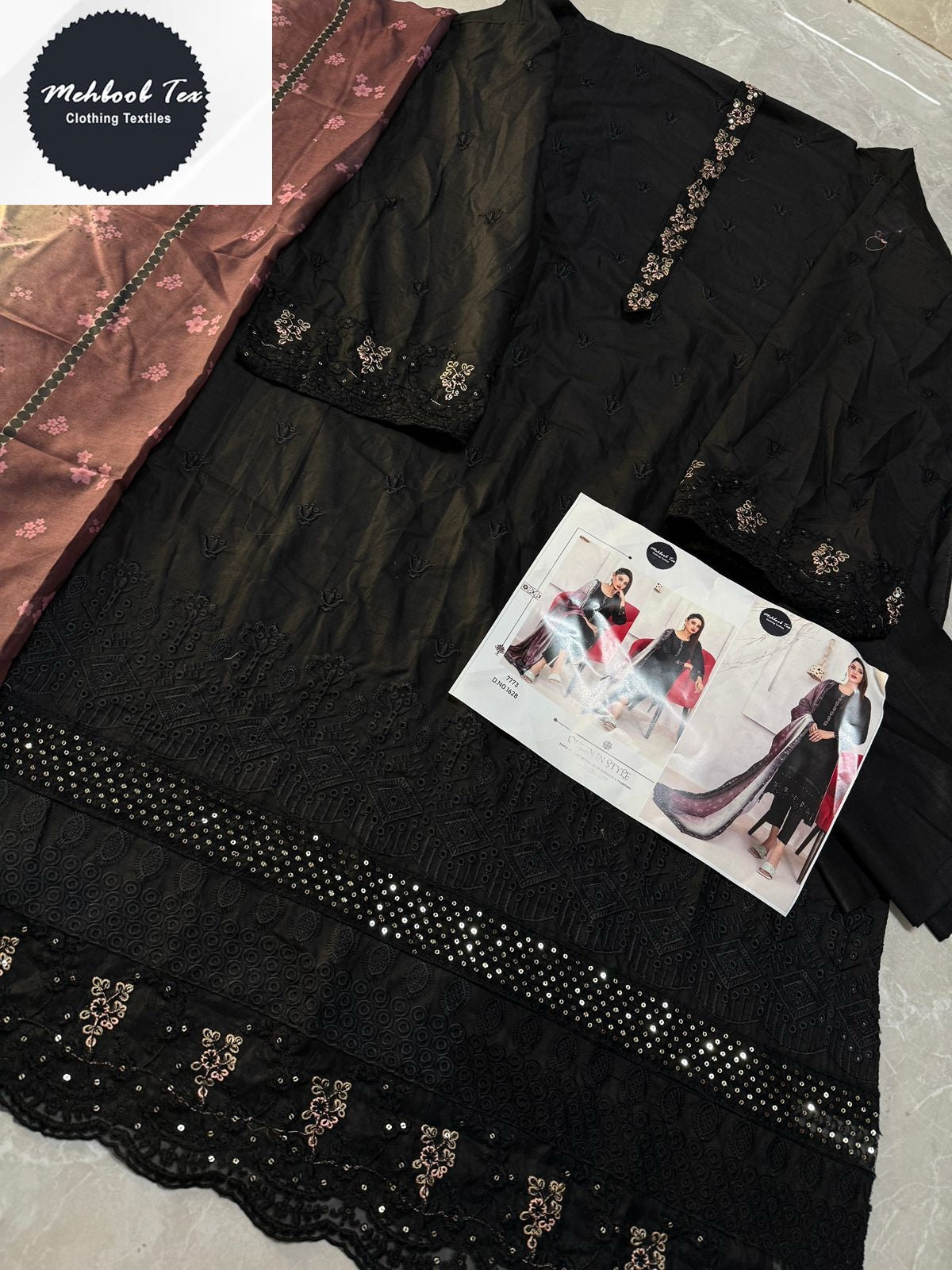 1628 Ombre Lawn Collection 2025 Vol 5 Mehboob Tex Embroidery Pakistani Salwar Suits