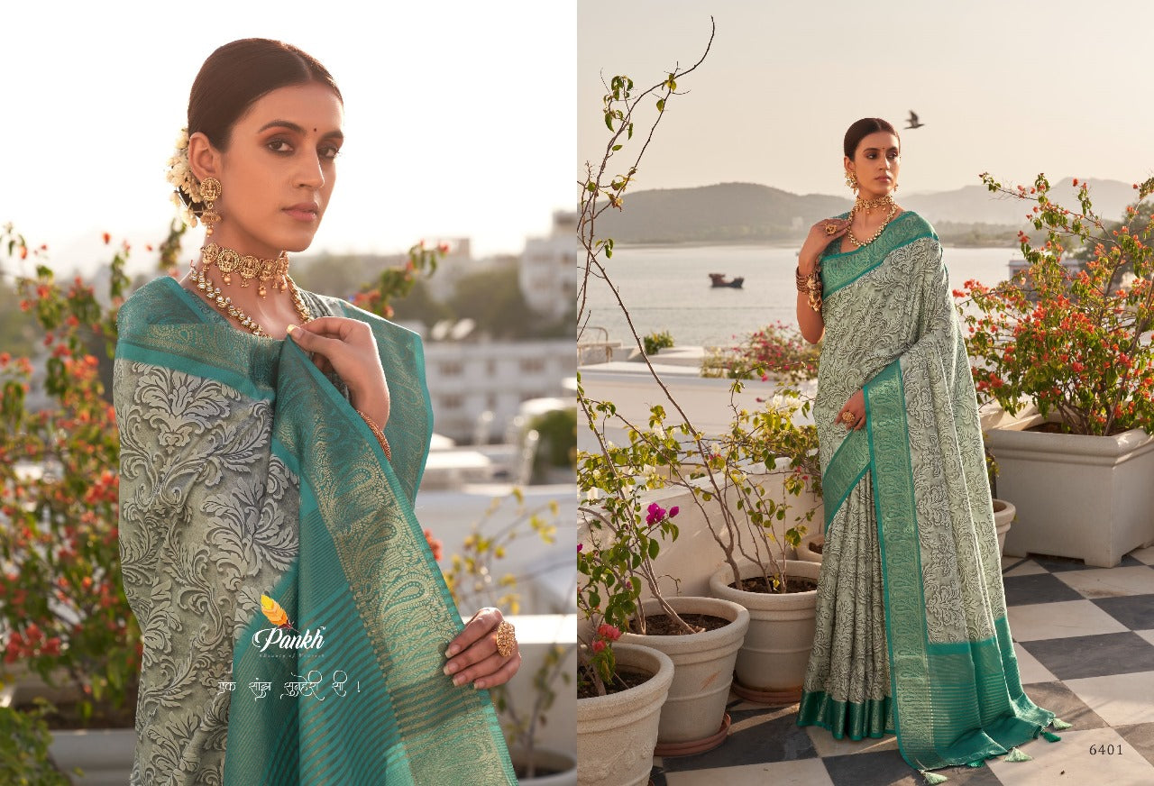 6401 Saanj Pankh Sarees