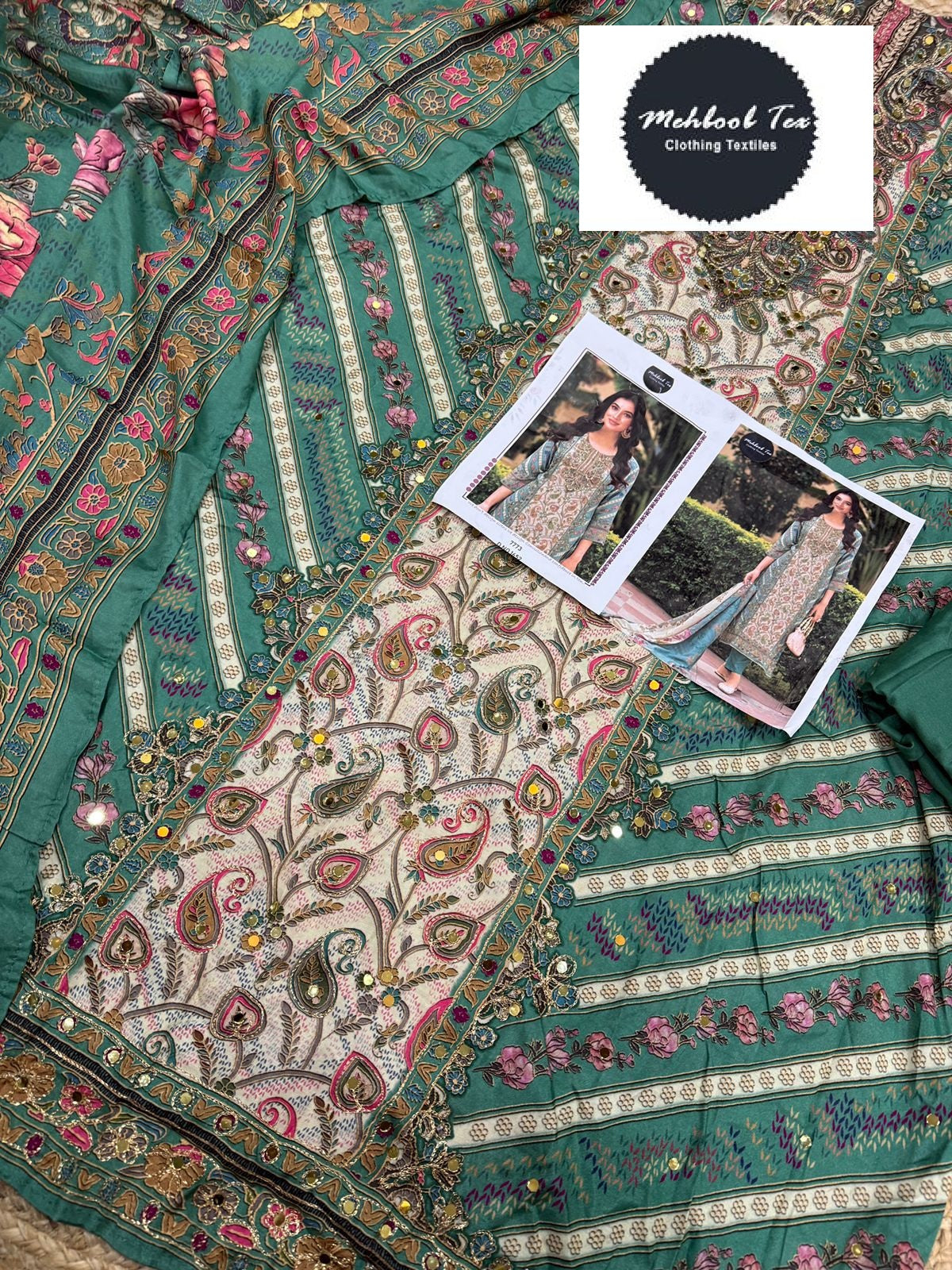 1652 Mehboob Tex Viscose Pakistani Salwar Suits