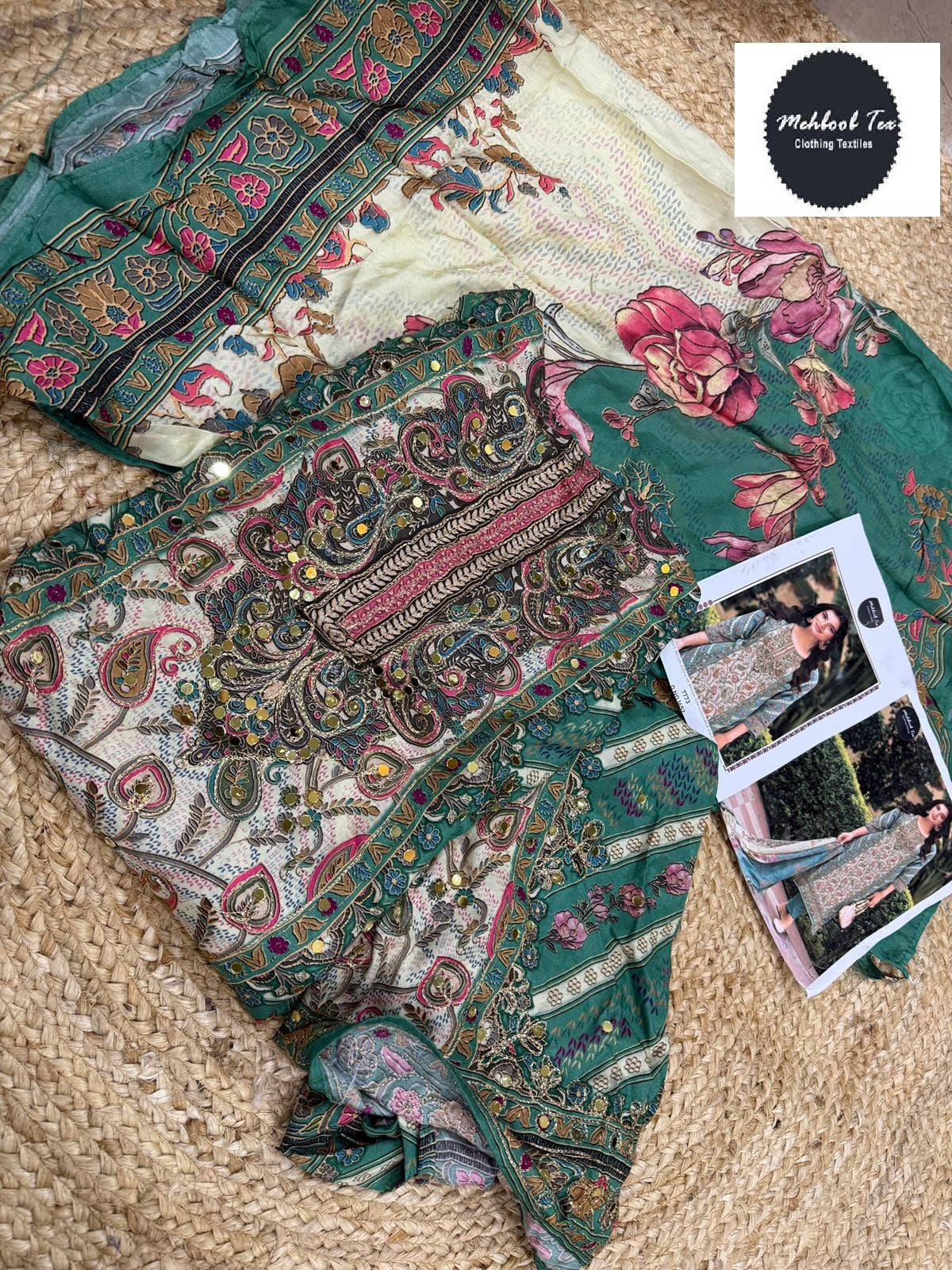 1652 Mehboob Tex Viscose Pakistani Salwar Suits