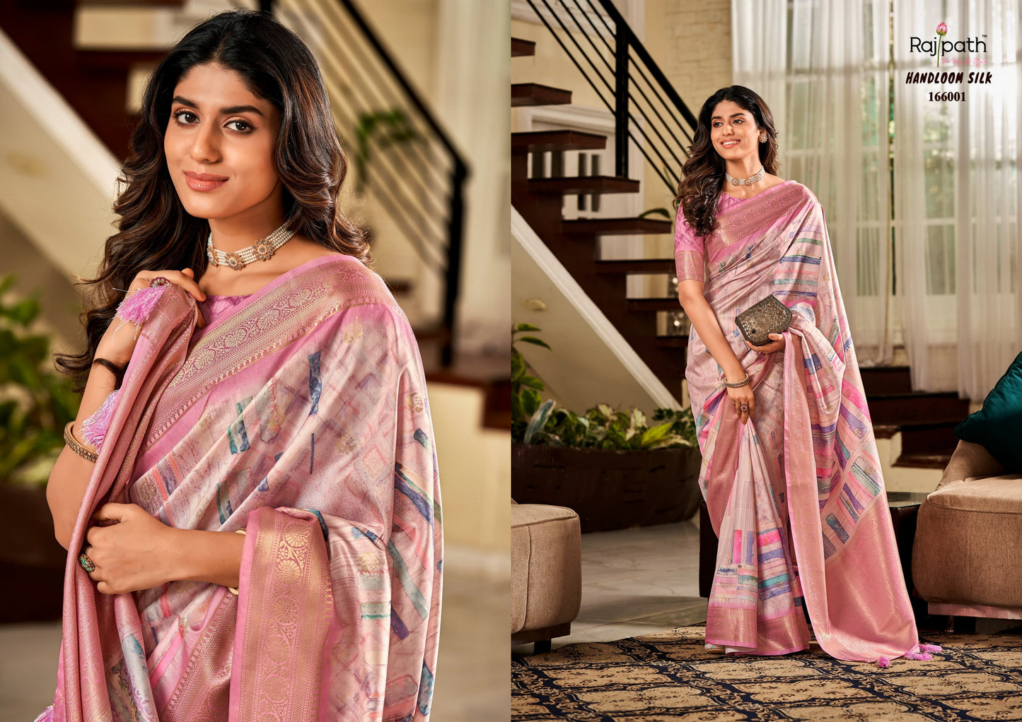 166001 Shrinika Rajpath Handloom Silk Sarees