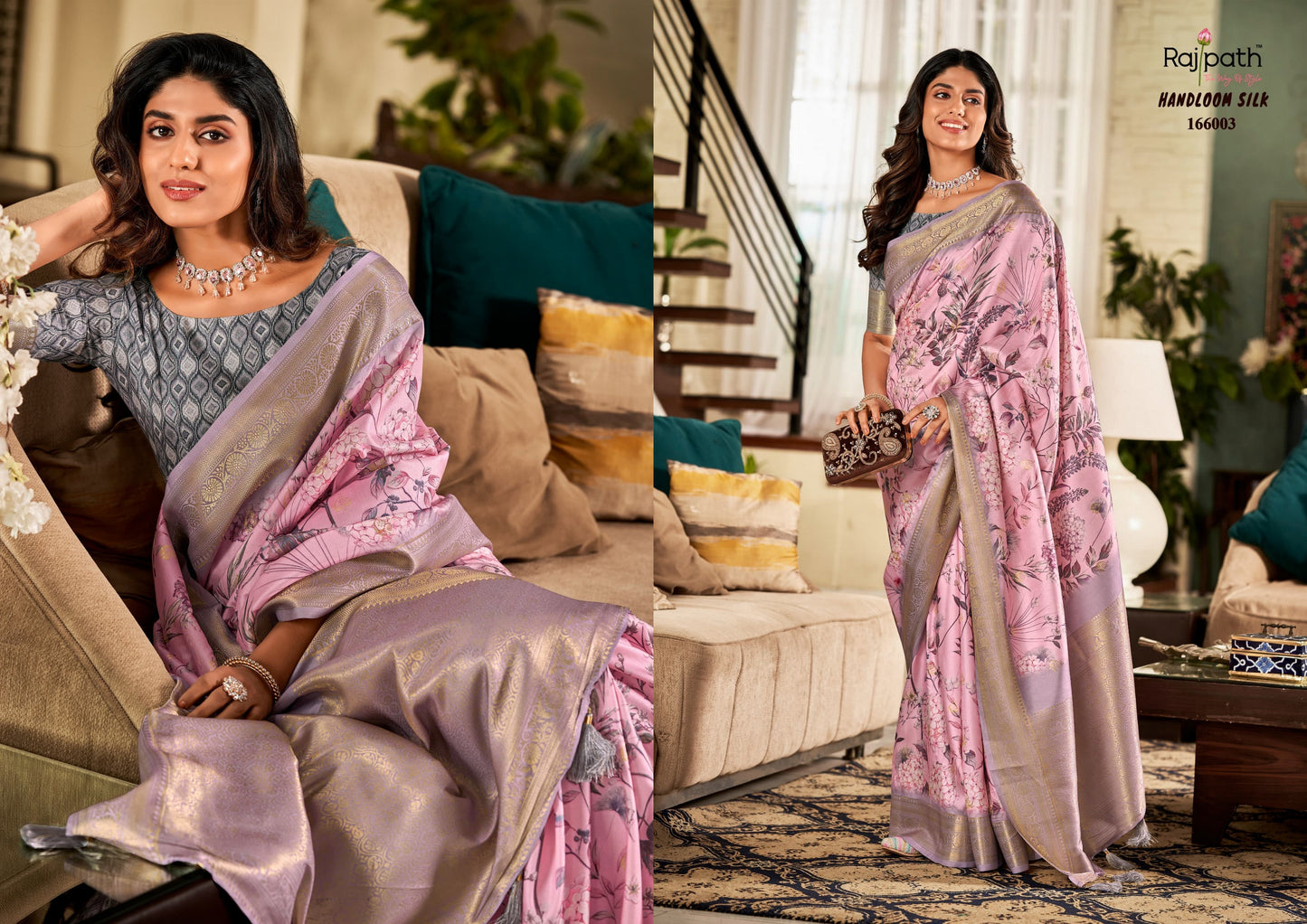 166003 Shrinika Rajpath Handloom Silk Sarees