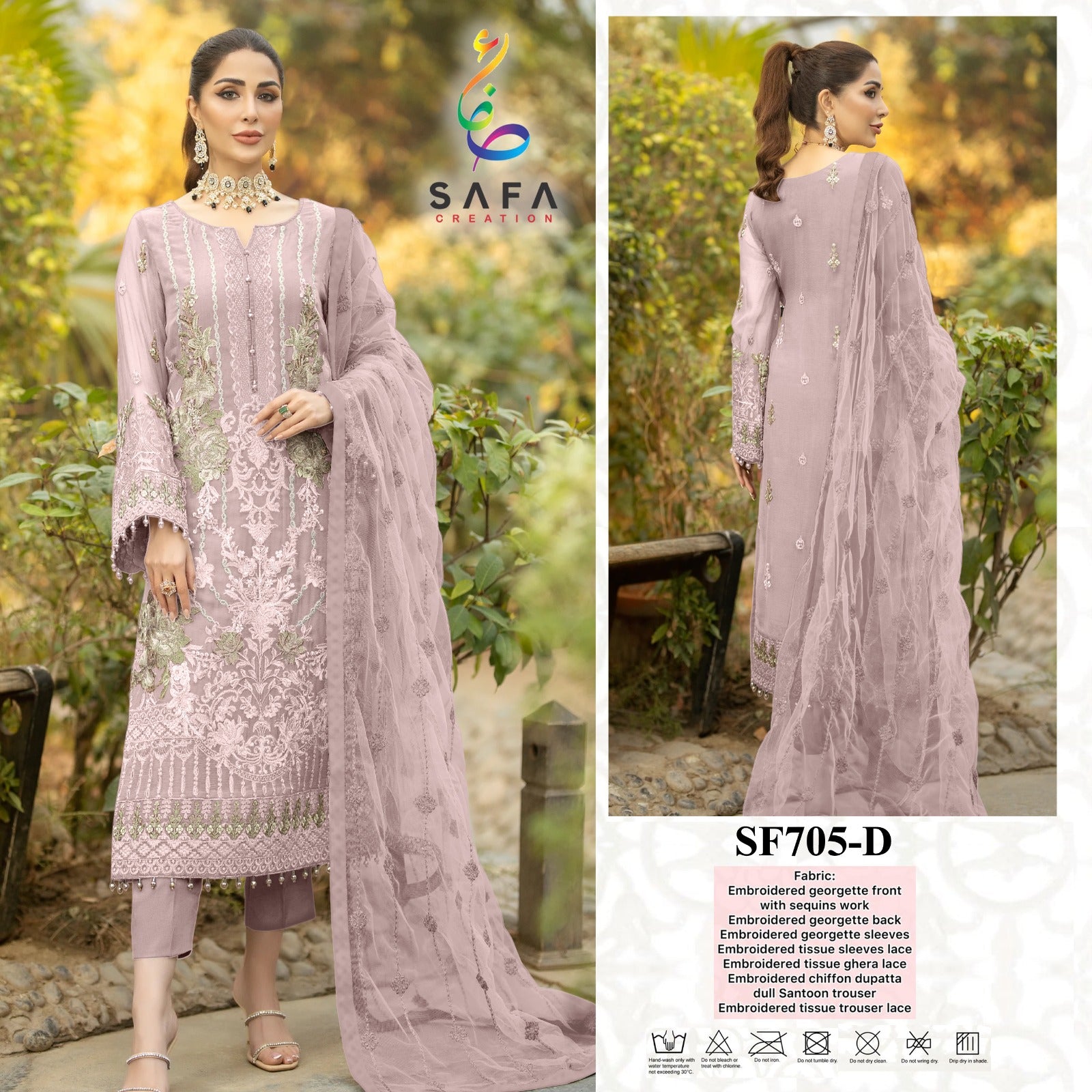 705-D Safa Creation Pakistani Readymade Suits