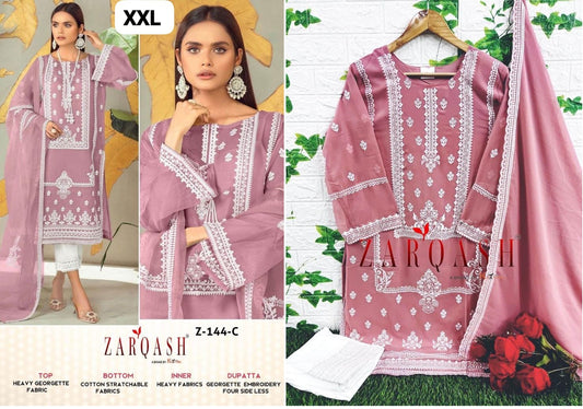 Z-144C Zarqash Pakistani Readymade Suits