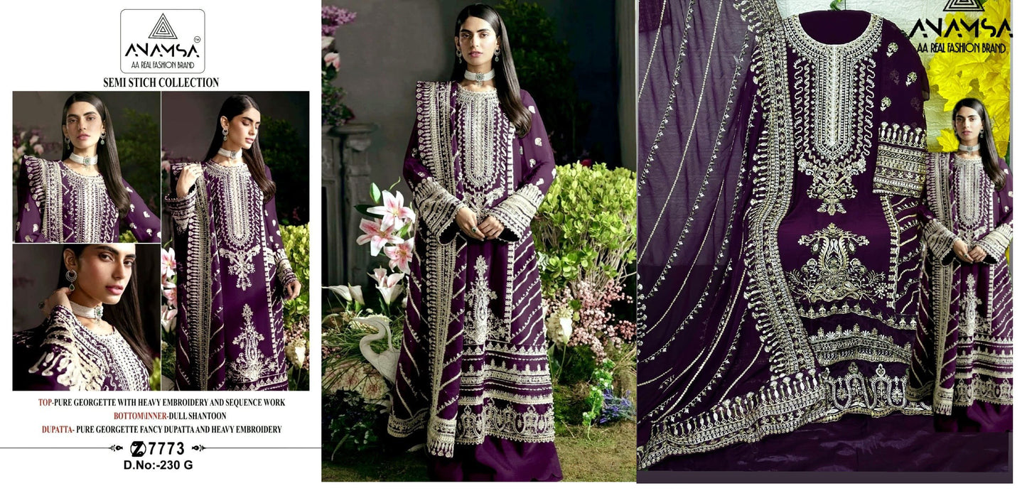 230G Anamsa Pakistani Salwar Suits