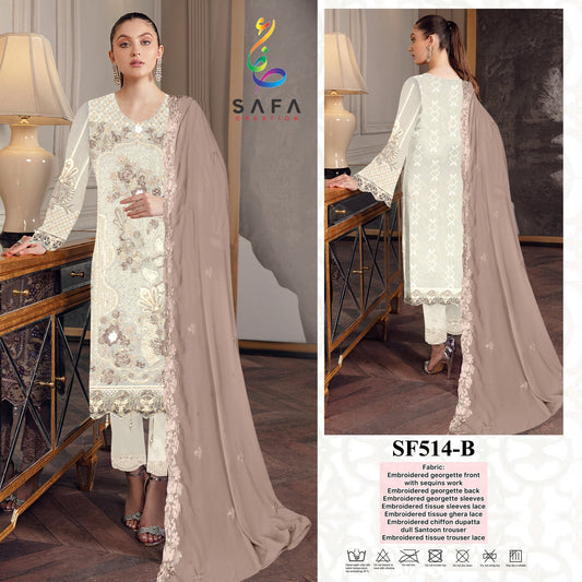 514-B Safa Creation Pakistani Readymade Suits