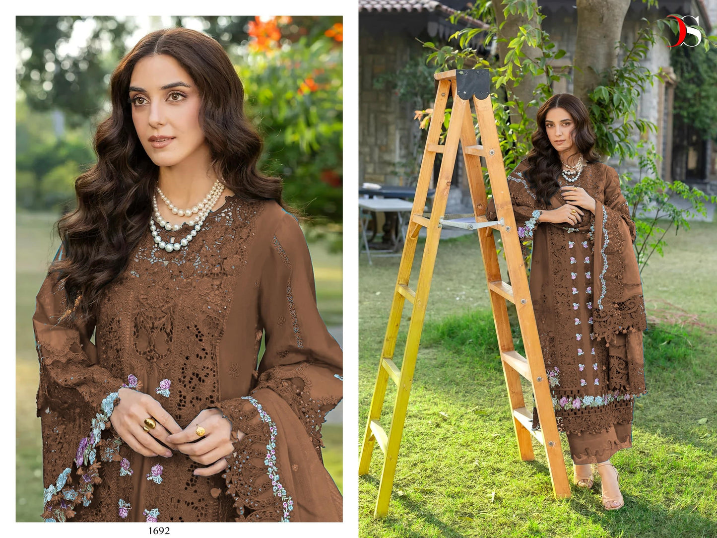 1692 Elaf Premium Deepsy Pure Cotton Pakistani Salwar Suits