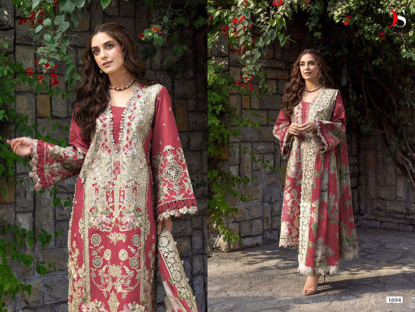 1694 Elaf Premium Deepsy Pure Cotton Pakistani Salwar Suits