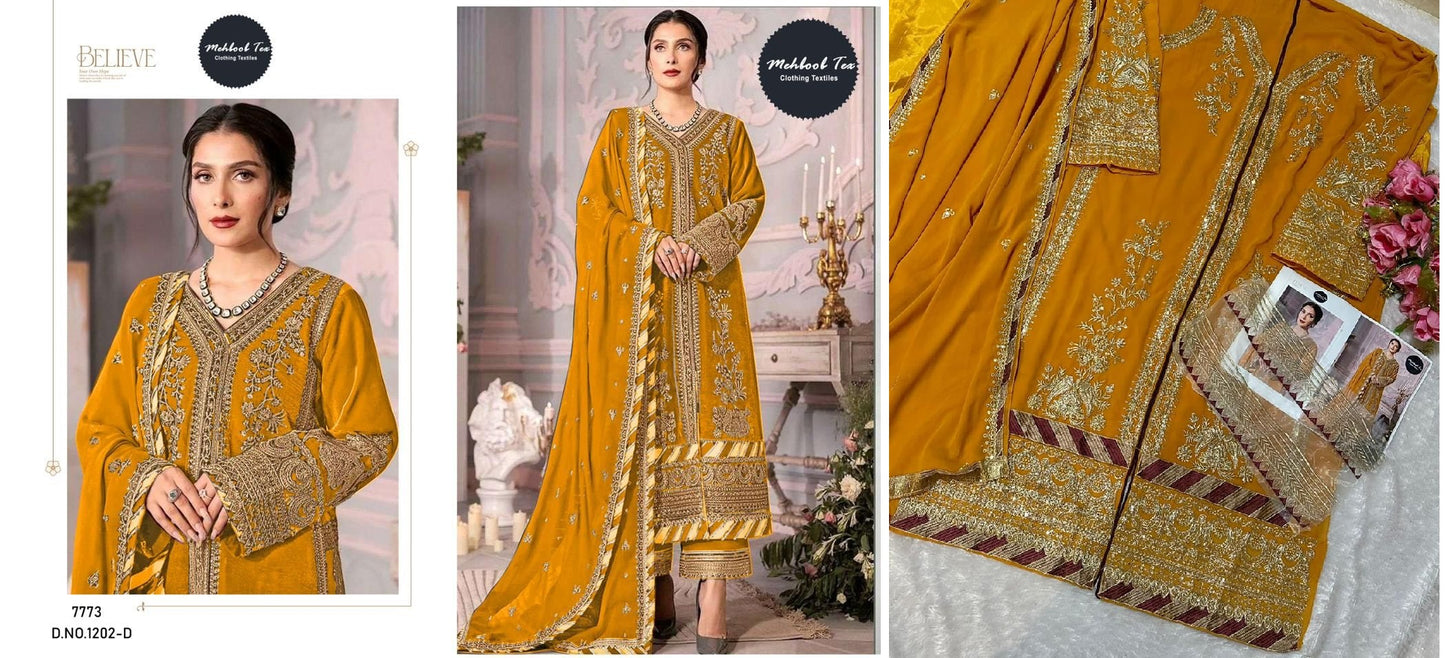 1202D Mehboob Tex Pakistani Salwar Suits