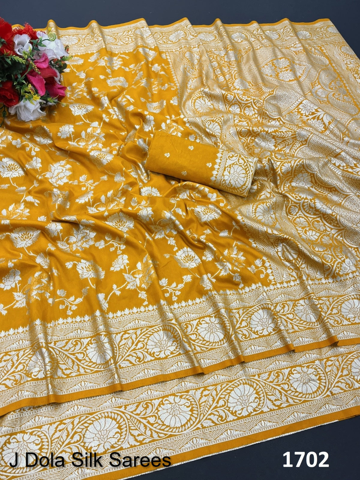 1702 J Dola Silk Sarees
