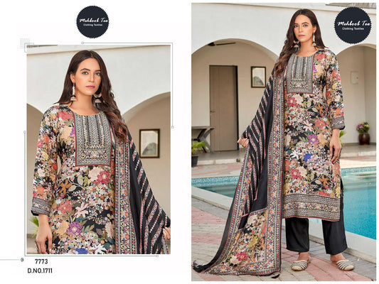 1711 Mehboob Tex Pure Viscose Pakistani Salwar Suits