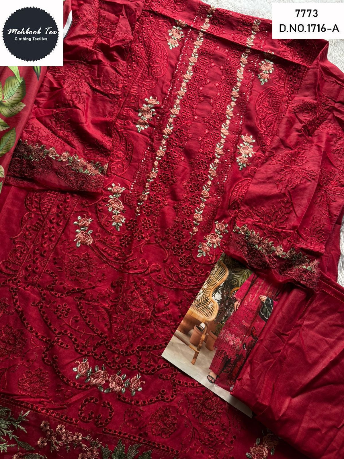 1716-A Mehboob Tex Pure Cotton Pakistani Salwar Suits