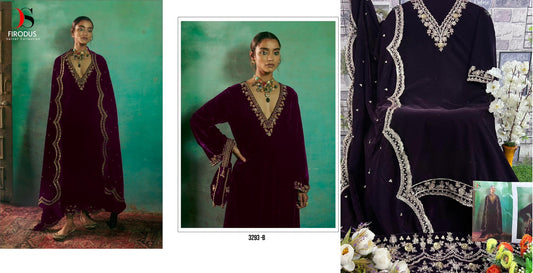 3293B Deepsy Velvet Suits